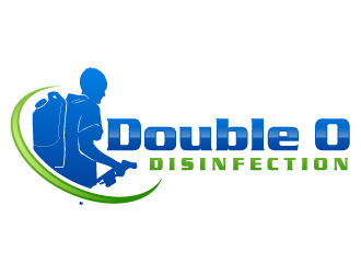 Double O Disinfection logo design by uttam
