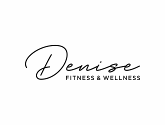 Denise fitness & wellness  logo design by y7ce