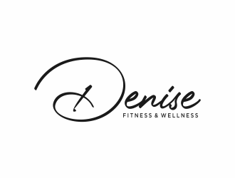 Denise fitness & wellness  logo design by y7ce
