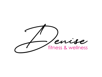 Denise fitness & wellness  logo design by GassPoll