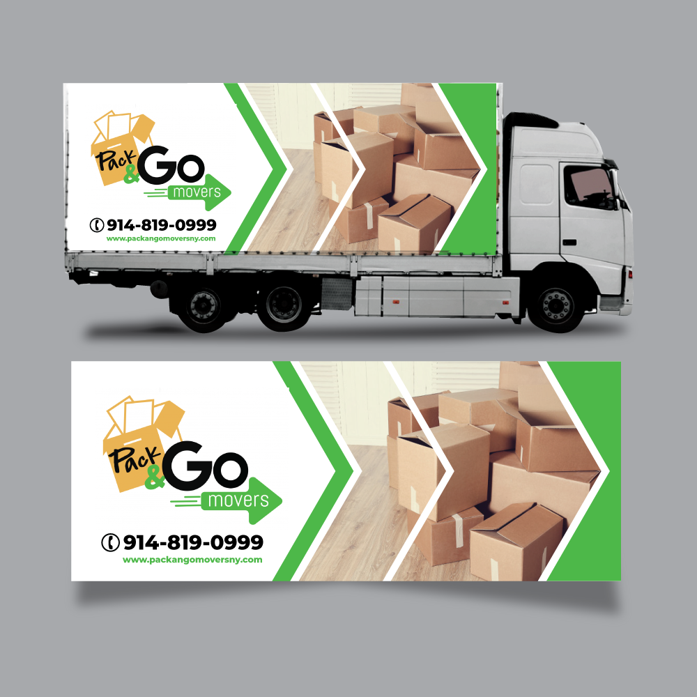 Pack & Go Movers  logo design by yans