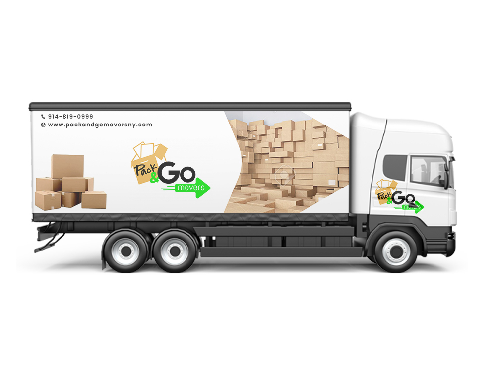Pack & Go Movers  logo design by Niqnish
