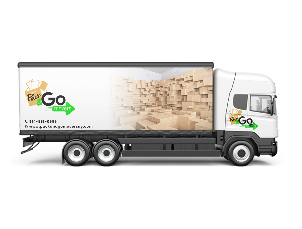 Pack & Go Movers  logo design by Niqnish