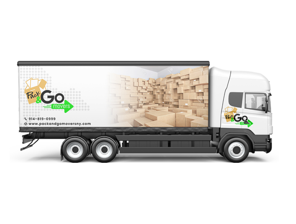 Pack & Go Movers  logo design by Niqnish