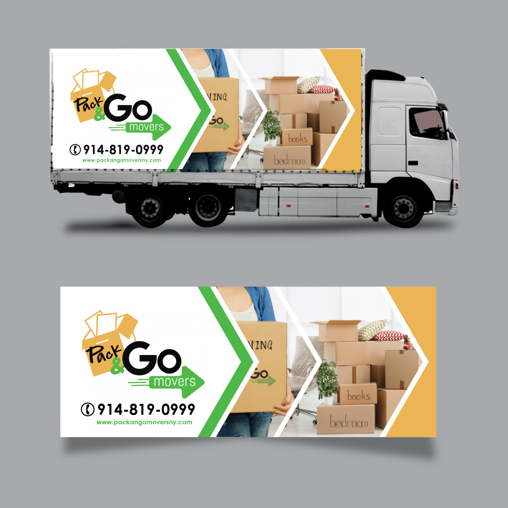 Pack & Go Movers  logo design by yans