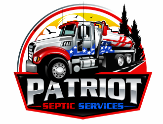 Patriot Septic Services logo design by Suvendu
