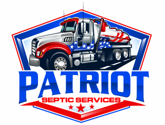 Patriot Septic Services logo design by Suvendu
