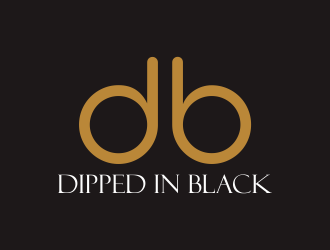 Dipped in Black logo design by kanal
