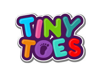 Tiny Toes logo design by MarkindDesign