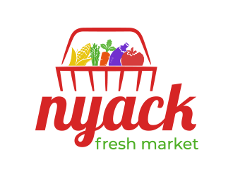 nyack fresh market logo design by keylogo