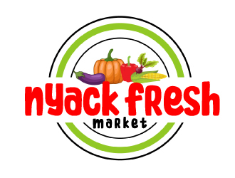 nyack fresh market logo design by AamirKhan