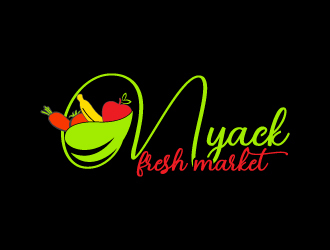 nyack fresh market logo design by sunny070
