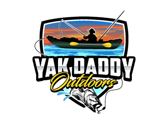 Yak Daddy Outdoors logo design by LucidSketch