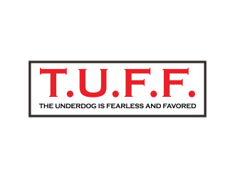 T.U.F.F. (The Underdog is Fearless and Favored) logo design by dasam
