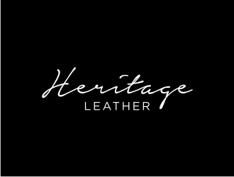Heritage Leather logo design by johana