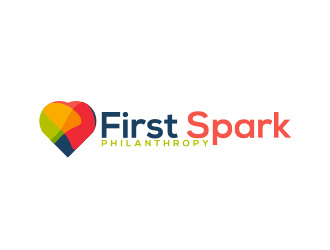 First Spark Philanthropy logo design by daanDesign