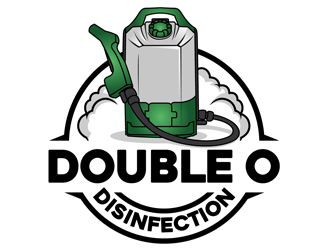 Double O Disinfection logo design by DreamLogoDesign