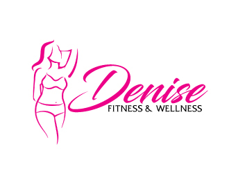 Denise fitness & wellness  logo design by AamirKhan