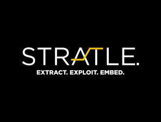 STRATLE. logo design by brandshark