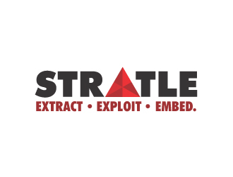 STRATLE. logo design by zinnia