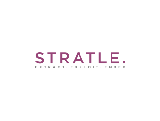STRATLE. logo design by bricton