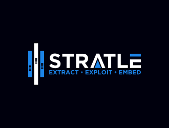STRATLE. logo design by goblin