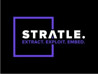 STRATLE. logo design by johana