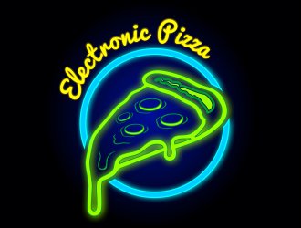 Electronic Pizza logo design by hidro