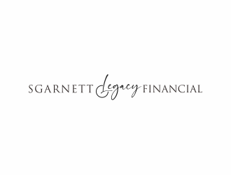 SGARNETT LEGACY FINANCIAL logo design by y7ce
