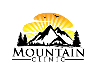Mountain Clinic logo design by AamirKhan