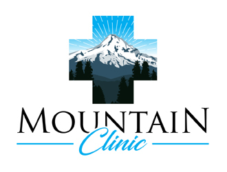 Mountain Clinic logo design by MAXR