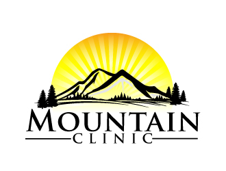 Mountain Clinic logo design by AamirKhan