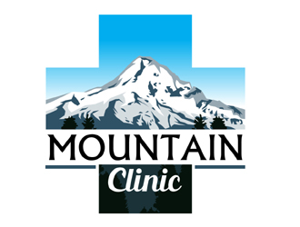 Mountain Clinic logo design by MAXR