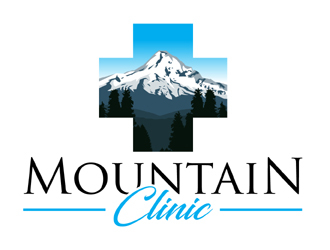 Mountain Clinic logo design by MAXR