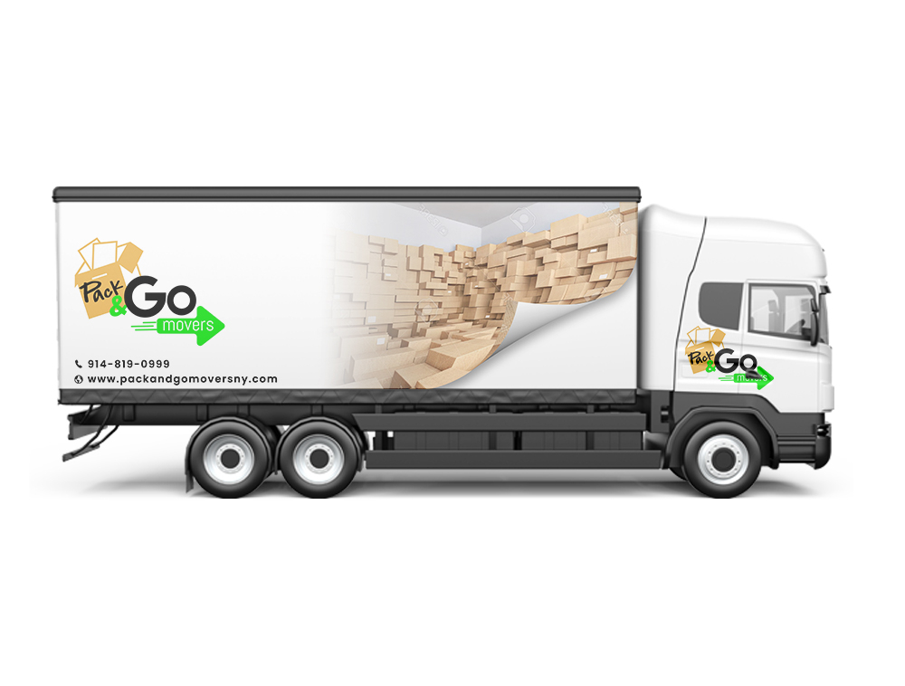 Pack & Go Movers  logo design by Niqnish
