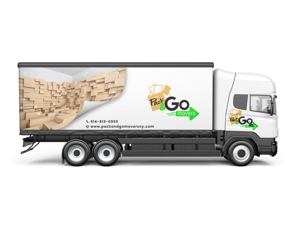 Pack & Go Movers  logo design by Niqnish