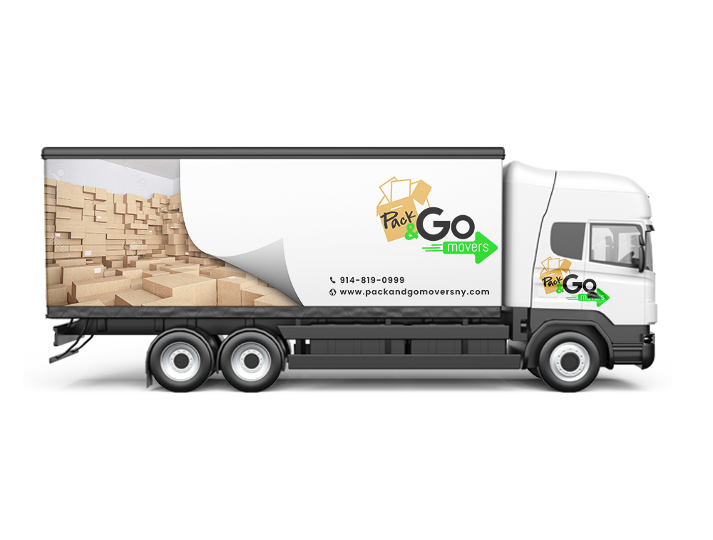 Pack & Go Movers  logo design by Niqnish