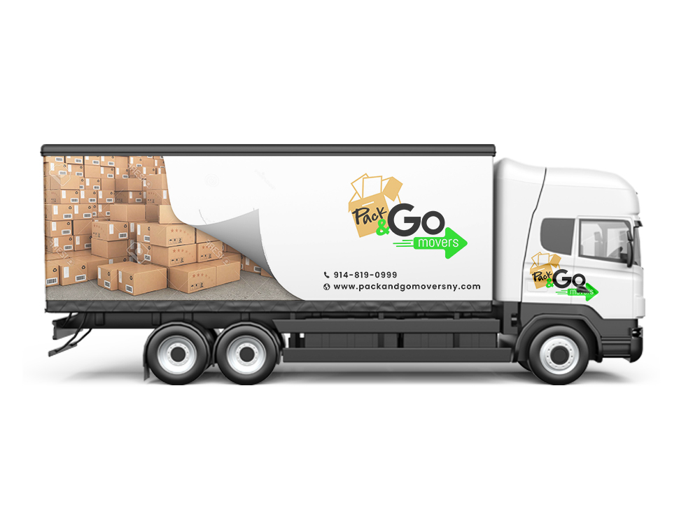 Pack & Go Movers  logo design by Niqnish