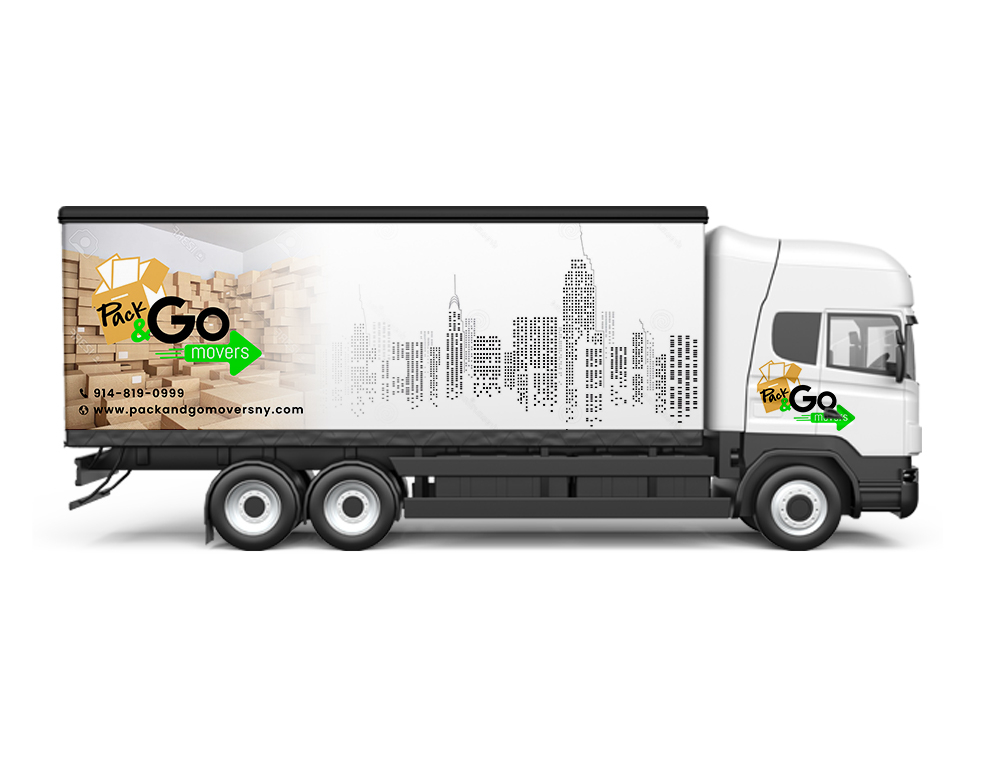 Pack & Go Movers  logo design by Niqnish