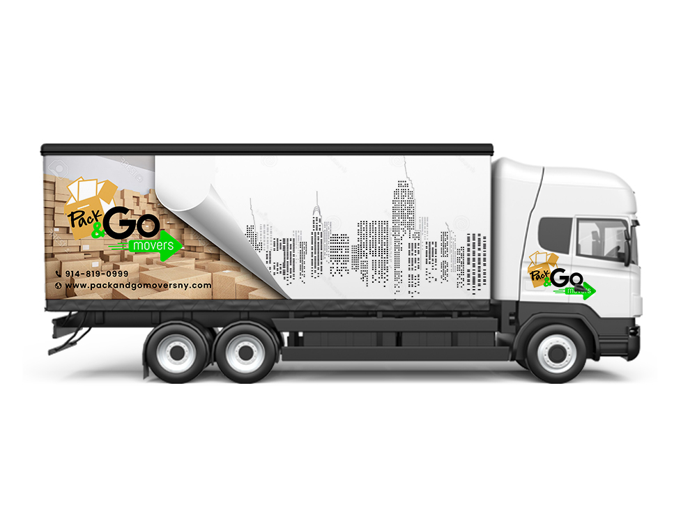 Pack & Go Movers  logo design by Niqnish