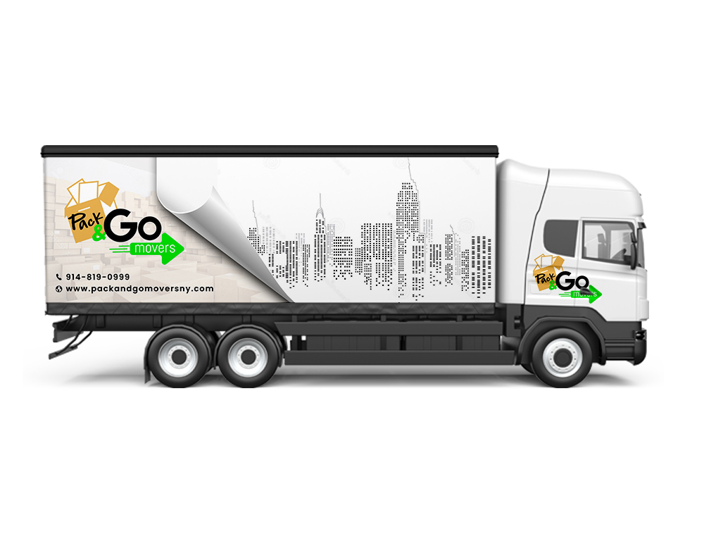 Pack & Go Movers  logo design by Niqnish