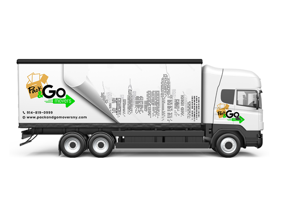 Pack & Go Movers  logo design by Niqnish