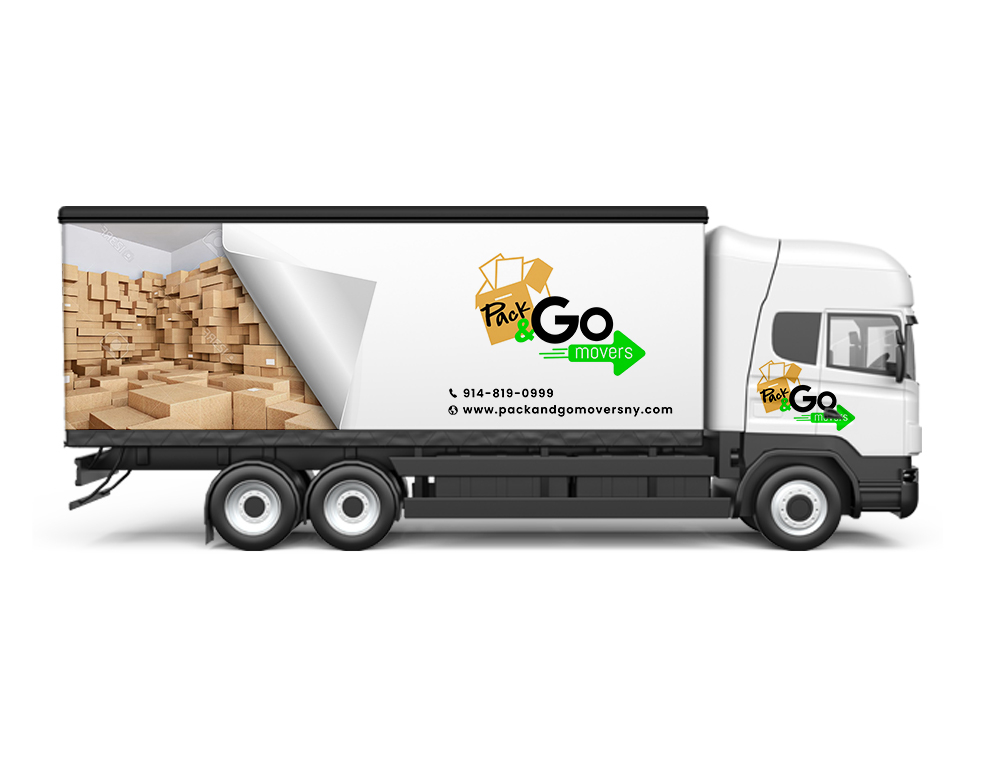 Pack & Go Movers  logo design by Niqnish