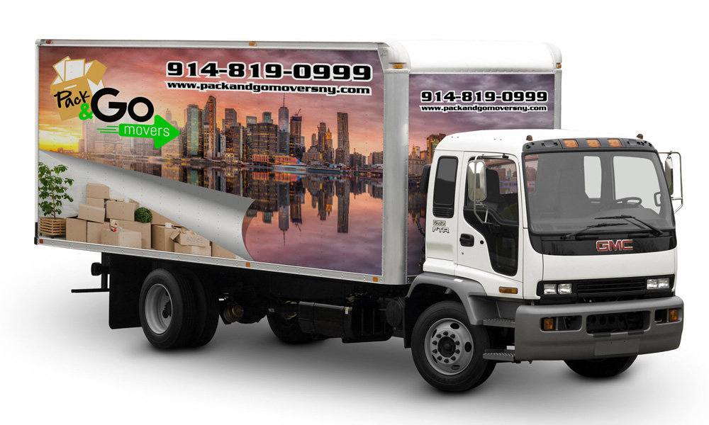 Pack & Go Movers  logo design by Gelotine