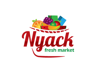 nyack fresh market logo design by zakdesign700