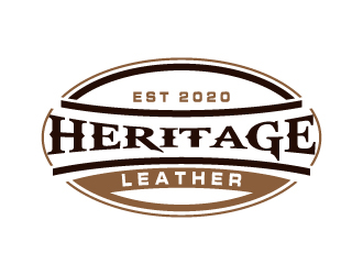 Heritage Leather logo design by MUSANG