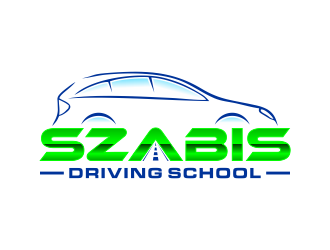 Szabis Driving School logo design by done