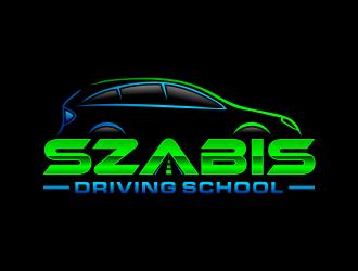 Szabis Driving School logo design by done