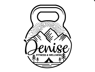 Denise fitness & wellness  logo design by jaize