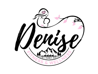 Denise fitness & wellness  logo design by Kirito